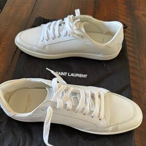 Saint Laurent Leather Sneakers